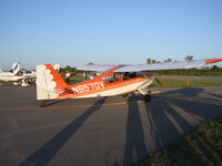 N8570V @ BQR - departing BQR, after EAA Fly-In picnic - by Jim Uber