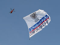 G-OHMS @ EGBO - Aerospatiale AS355F1 Twin Squirrel.Supporting England in the World Cup