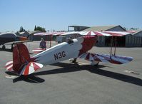 N3G @ SZP - 1985 Bucker Jungmann E3B, Lycoming AEIO-360-B 180 Hp - by Doug Robertson