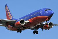 N439WN @ LAX - Southwest Airlines N439WN The Donald G. Ogden (FLT SWA961) from San Antonio Int'l (KSAT) on final approach to RWY 24R.