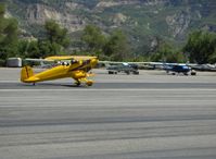 N1017U @ SZP - 1939 Bucker Jungmann C.A.S.A. 1.131, Lycoming O-360 180 Hp, takeoff Runway 22 - by Doug Robertson