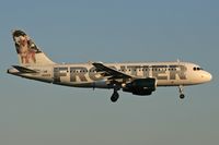 N920FR @ LAX - Frontier Airlines N920FR (FLT FFT405) from Denver Int'l (KDEN) on final approach to RWY 24R.