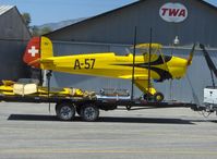 N131J @ SZP - 1962 Bucker Jungmann C.A.S.A. 1.131, 'Hard Luckmann' engine failure in flight, disassembled and trucked to 2006 National Bucker Fly-In - by Doug Robertson