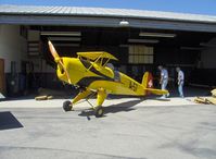 N131J @ SZP - 1962 Bucker Jungmann C.A.S.A. 1.131, awaiting positioning in hangar - by Doug Robertson