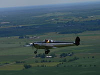 N93807 @ WI28 - 1946 415-C Ercoupe over NE Wisconsin - by JD