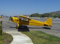 N98425 @ SZP - 1946 Piper J3C-65 CUB, Continental C90 90 Hp upgrade, refueling - by Doug Robertson