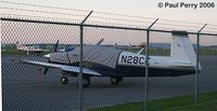 N28CE @ ECG - Parked near the fence, just where I like it