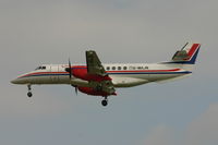 G-MAJN @ BRU - short to land on rwy 25L