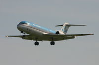 PH-KZF @ BRU - arrival of flight KL1723