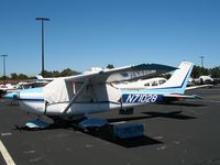 N71028 @ PAO - 1968 Cessna 182M with cockpit cover @ Palo Alto Airport, CA - by Steve Nation