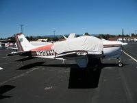 N33YM @ PAO - 1979 Beech F33A Bonanza with cockpit cover @ Palo Alto Airport, CA - by Steve Nation