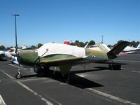 N548B @ PAO - 1948 Beech A35 Bonanza in Vietnam camo with cockpit cover @ Palo Alto Airport, CA - by Steve Nation