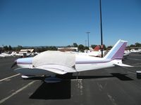 N6643W @ PAO - 1965 Piper PA-28-140 with cockpit cover @ Palo Alto Airport, CA - by Steve Nation
