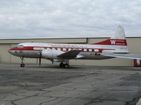 N240HH @ CNO - Air Museum's 1948 Convair 240 in Western Air Lines markings @ Chino Municipal Airport, CA - by Steve Nation