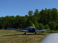 N94888 @ WI28 - 1949 415-G ready for takeoff of runway 25 at Rio Creek Airport