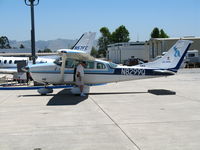 N8299Q @ WVI - 1976 Cessna TU206F with seabird tail logo @ Watsonville Airport, CA - by Steve Nation