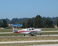 N3251C @ WVI - 1954 Beech E35 Bonanza taxying @ Watsonville Airport, CA - by Steve Nation