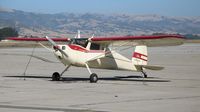 N76991 - 1946 Cessna 140 as NC76991 @ Salinas Municipal Airport, CA - by Steve Nation