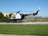 N105SM - CALSTARS 1981 MBB BO-105S rescue chopper @ Saint Louise/South Valley Hospital Heliport, Gilroy, CA - by Steve Nation