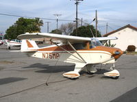 N75MP @ AJO - 1961 Piper PA-22-108 @ Corona Municipal Airport, CA - by Steve Nation