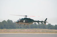 N407HL @ PDK - Landing at Mercury Air Center - by Michael Martin