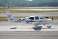 N536CD @ PDK - Taxing to Runway 20L - by Michael Martin