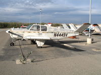N4449V @ AJO - 1948 Beech 35 Bonanza @ Corona Municipal Airport, CA - by Steve Nation