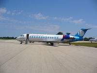 N624BR @ KRFD - CL-600-2B19 - by Mark Pasqualino