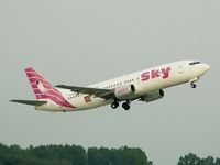 TC-SKF @ KRK - Sky Airlines - by Artur Bado?