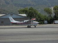 N580TP @ SZP - 1966 Cessna 210F CENTURION, Continental IO-520-A 285 Hp, takeoff roll Runway 22 - by Doug Robertson
