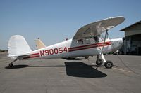 N90054 @ CPM - 1946 Cessna 140 N90054 parked on the ramp at Compton Municipal Airport (CPM). - by Dean Heald