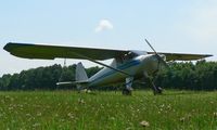 N1138B @ SMQ - Beautiful 1940s Luscombe enjoys a summer day on a grass strip. - by Daniel L. Berek