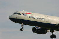 G-EUXE @ BRU - short to land on rwy 25L