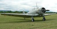 N9801C @ RDG - Nice, understated SNJ-5; its plain paint scheme belies its sprightly performance. - by Daniel L. Berek