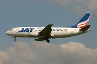 YU-AND @ BRU - short to land on rwy 25L - by Daniel Vanderauwera