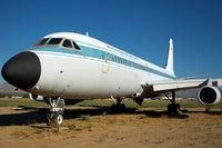 N810NA @ MHV - This old bird sits at the entrance of Mojave Airport and welcomes you. - by Michael W. Rosa