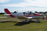 G-BAJZ @ EGKH - Robin Dauphin DR400 taxiing to refuel point