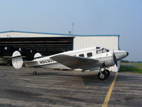 N929DV @ KJVL - Beech E18S - by Mark Pasqualino