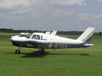 G-BTEX @ EGBK - PA28-140 Cherokee visiting Sywell - by Simon Palmer
