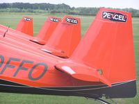 G-OFFO @ EGBK - Detail of 2Excel aerobatic team Extra 300 - by Simon Palmer