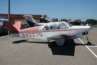 N4227D @ TOA - 1955 Beech G35 N4227D parked at the west end of Torrance Airport (KTOA) - Torrance, California.