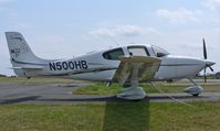 N500HB @ N51 - Factory-fresh Cirrus gleams proudly on the ramp at Solberg Airport, Readington, NJ. - by Daniel L. Berek
