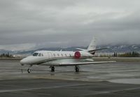 N561BP @ CYXY - At Whitehorse on September 22, 2003. There's a sign beside the door that says Gone Fishin' - now that's fishin' in style! - by Murray Lundberg