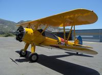 N5580M @ SZP - 1943 Boeing Stearman B75N1 as N2S-3, Continental W670-6 220 Hp - by Doug Robertson