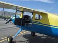 N2115V @ SZP - 1948 Cessna 120, Continental C85 85 Hp, panel - by Doug Robertson