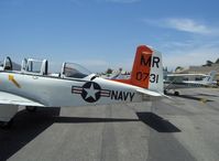 N341MR @ SZP - Beech D-45 as T-34B MENTOR, Continental IO-550B 300 Hp upgrade, tail nomenclature - by Doug Robertson