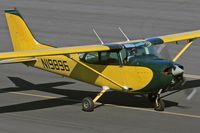N19896 @ SMO - 1972 Cessna 172M N19896 taxiing to RWY 21 with Linda at the controls. - by Dean Heald