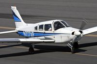 N777VP @ SMO - 1974 Piper PA28-151 N777VP taxiing to RWY 21 at Santa Monica Municipal Airport (KSMO) - Santa Monica, California.