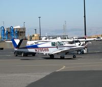 N2958B @ PAO - 1953 Beech D35 Bonanza taxying on a sunny Saturday afternoon @ Palo Alto Municipal Airport, CA - by Steve Nation