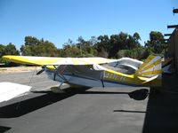 N411LR @ PAO - 1992 American Champion Aircraft 8KCAB Tweety with cockpit covered on a sunny Saturday afternoon @ Palo Alto Municipal Airport, CA - by Steve Nation
